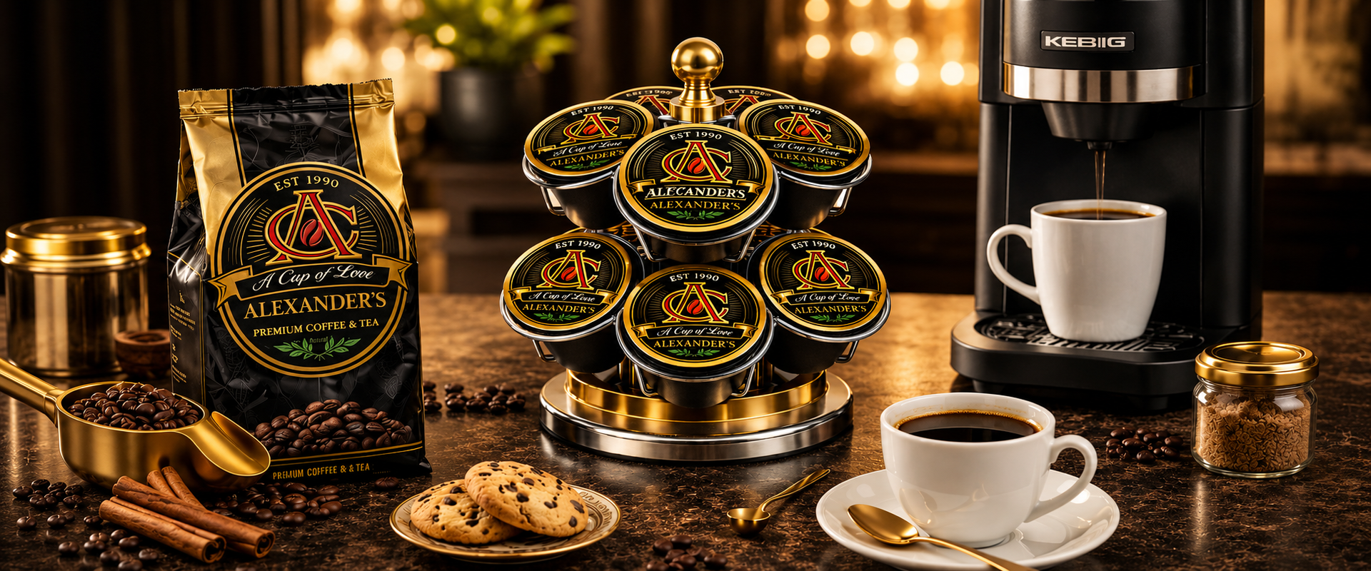<p>Premium Luxury Coffee & Tea</p>